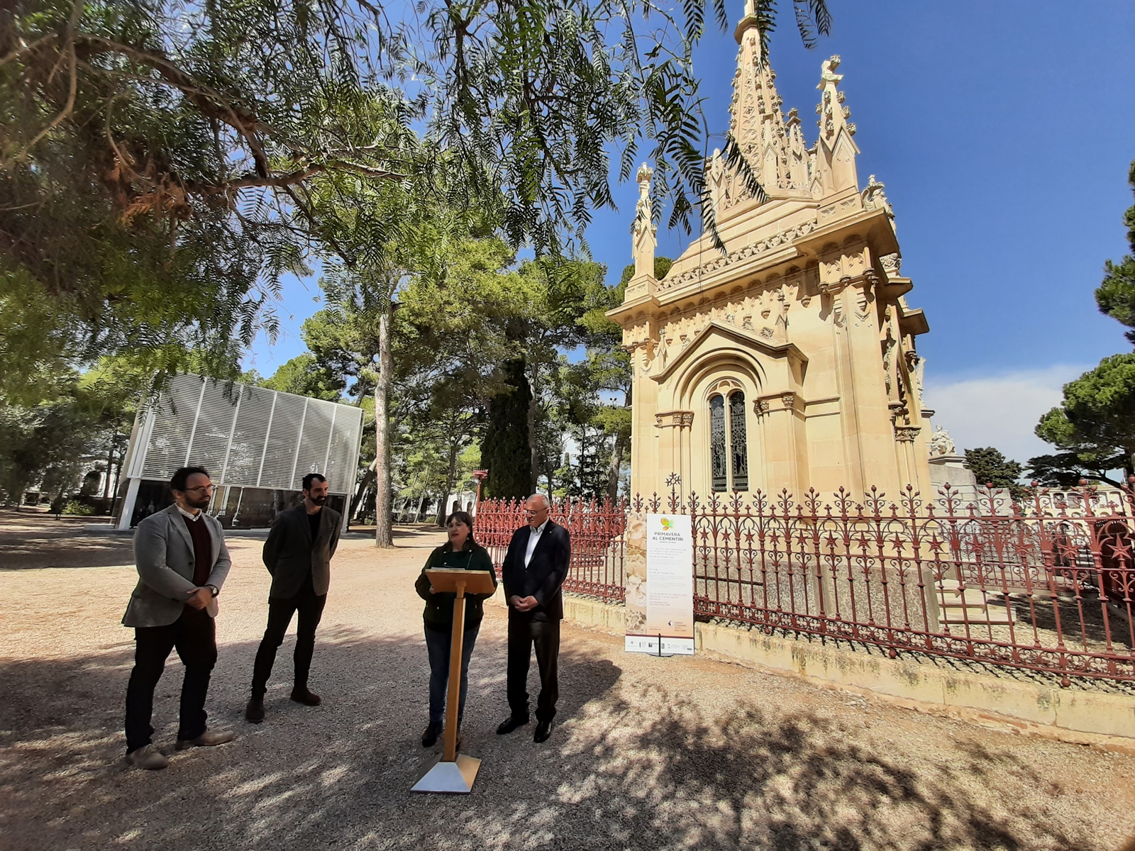 Inauguració del Panteó Boule i presentació Primavera al Cementiri 2023