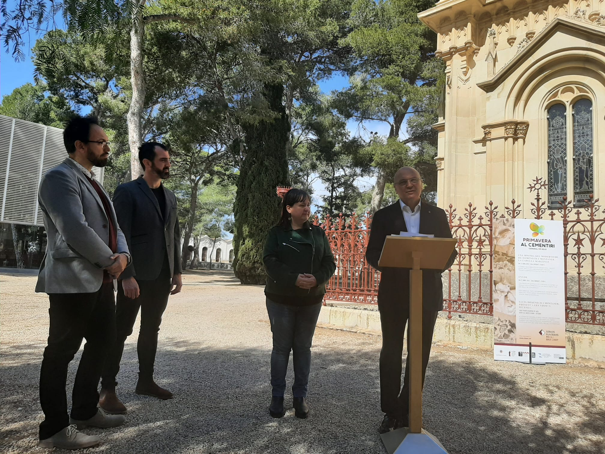 Inauguració del Panteó Boule i presentació Primavera al Cementiri 2023