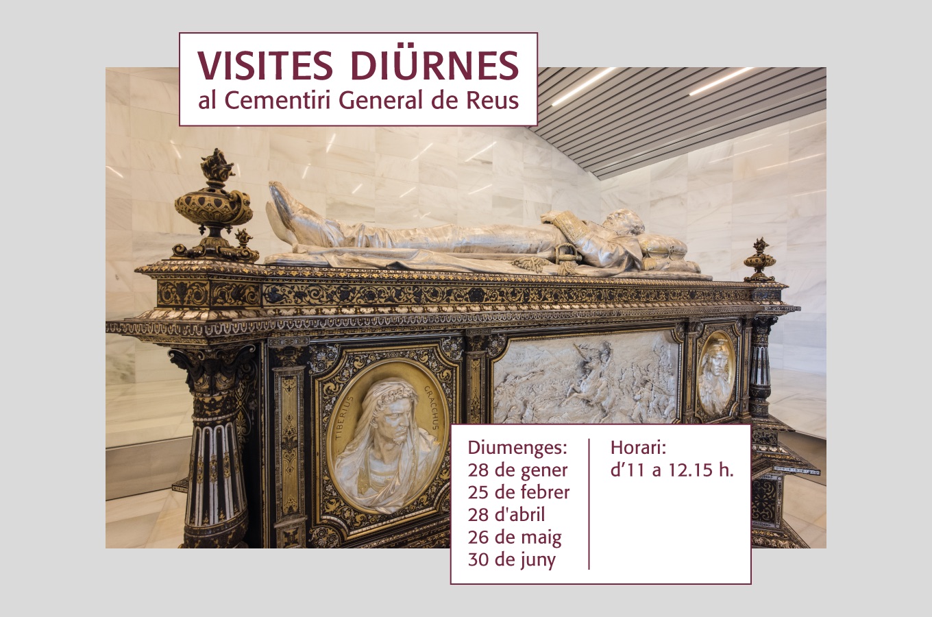 El Cementiri General de Reus programa visites diürnes pels propers mesos